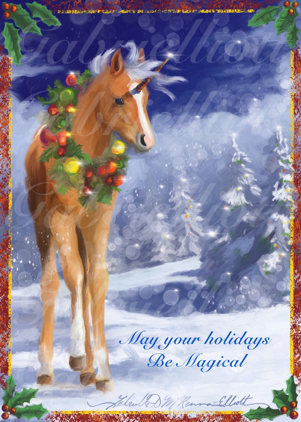 Magical Holiday Unicorn