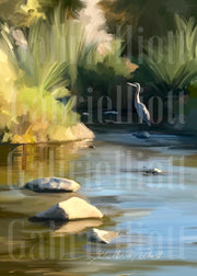 Contemplating The River