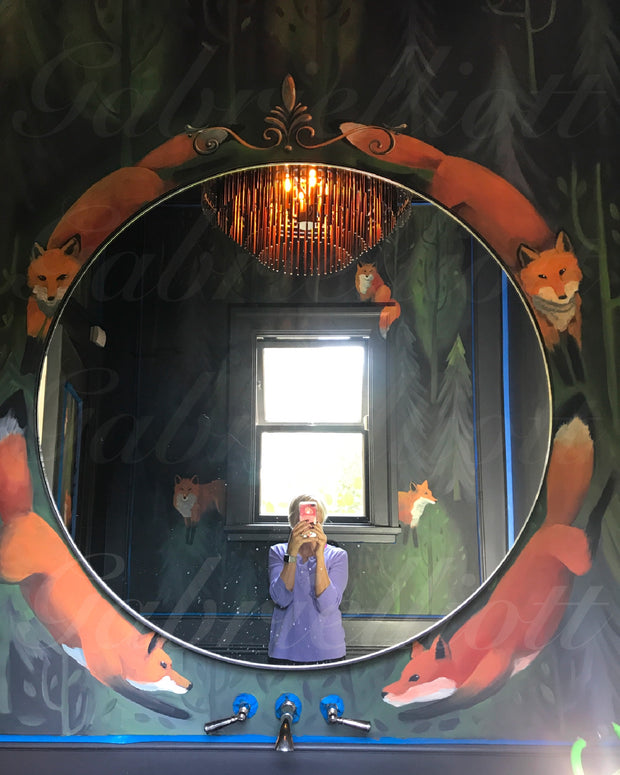 Children's Lavatory Private Home Hancock Park 2019 - DISPLAY ONLY - NOT FOR SALE