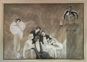 Panel in Private Home Hancock Park 2019 - DISPLAY ONLY - NOT FOR SALE