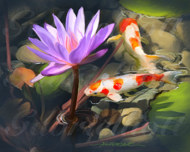 Koi of Light and Shadow