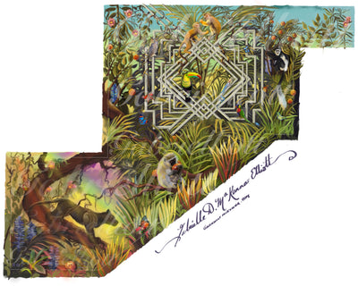 Art Work for Private Home Hancock Park 2019 - DISPLAY ONLY - NOT FOR SALE